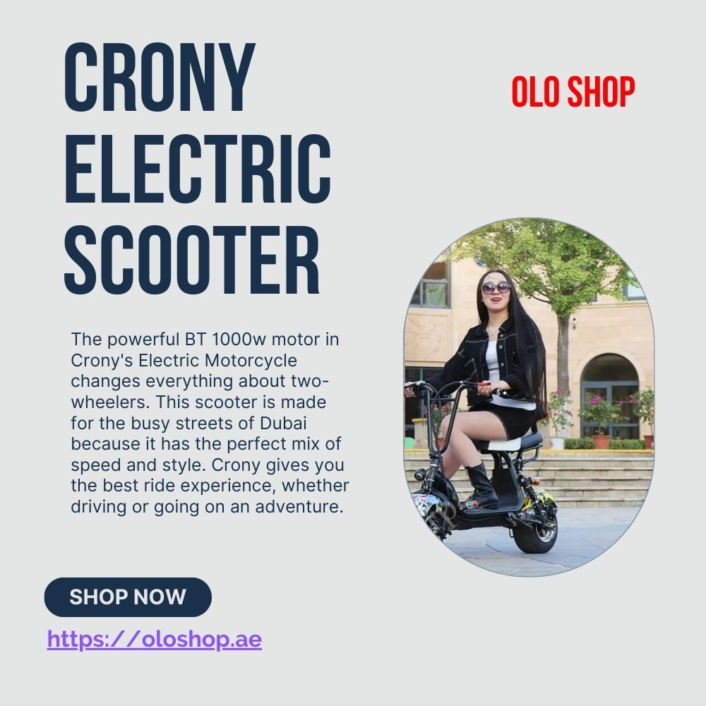 Crony Two-Seat Electric Motorcycle with Bt 1000w 60kmh High Power