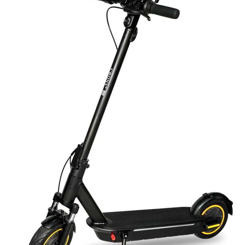 CRONY XM MAX E-Scooter Dubai with Antivibrator and APP 30km Speed Foldable 10 Inch Tires-Dark Grey