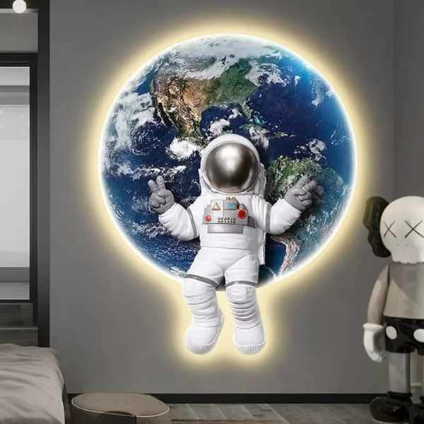 Dreamy Astronaut Wall Art Lamp a Touch of Space in Dubai