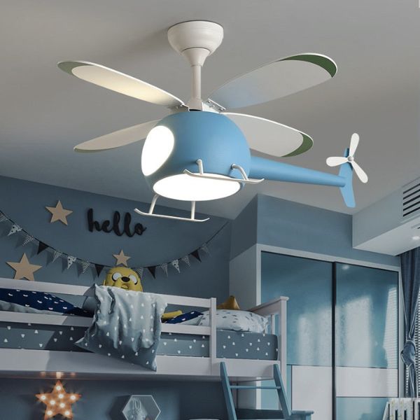 Little Helicopter Dream RC Fan Ceiling Lamp Delights Every Space of Home in Dubai