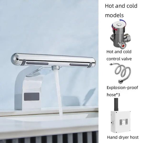 2in1 hand dryer faucet