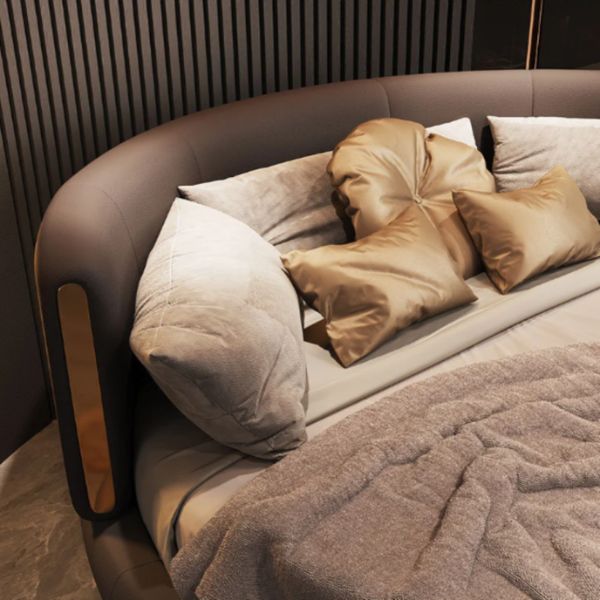 Italian Leather Masterpiece Minimalist Luxury Bed