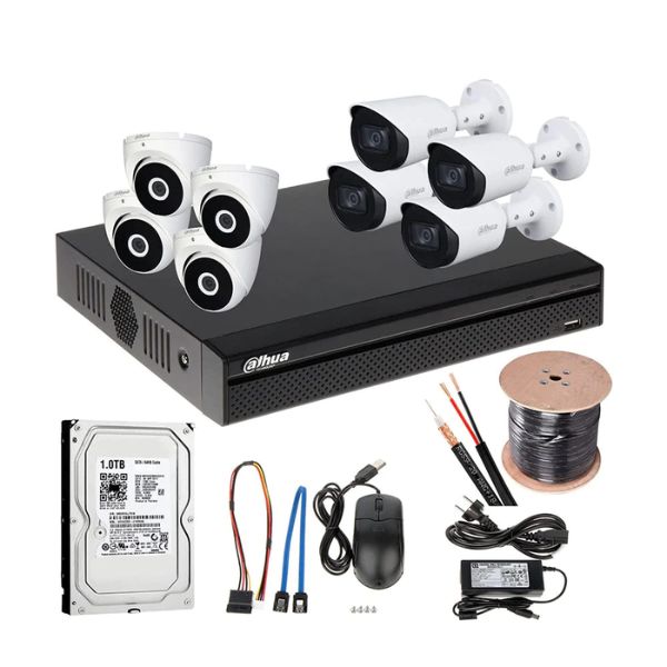 CCTV Camera for Home 8 channel 5MP Kit